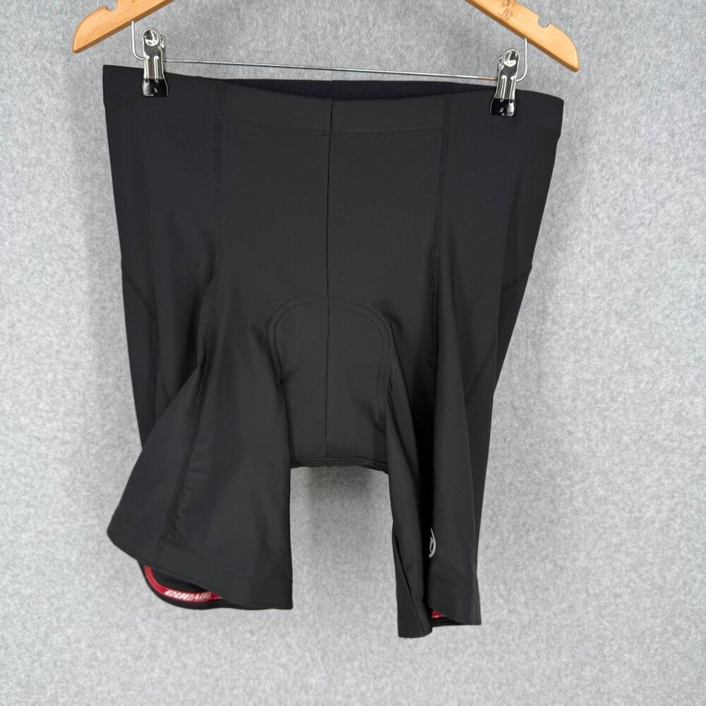 Novara Mens Biker Cycling Padded Short Size XL Black Liner Spin Outdoor Nylon